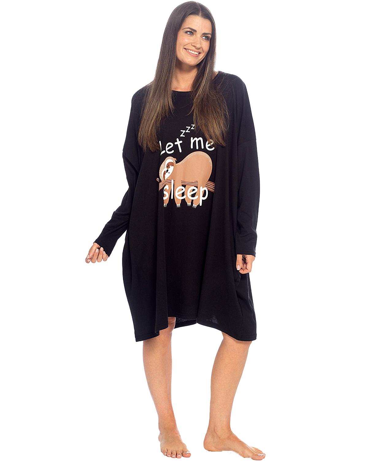Slumber Party Womens Oversized Sleep T-Shirt