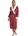 Marlon Womens Claudette Shawl Collar Robe