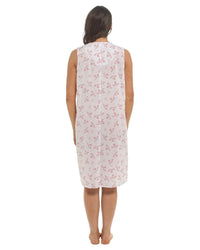 Slumber Hut Womens Woven Sleeveless Floral Nightie