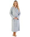Slenderella Womens Rib Pattern 42" Shawl Collar Wrap