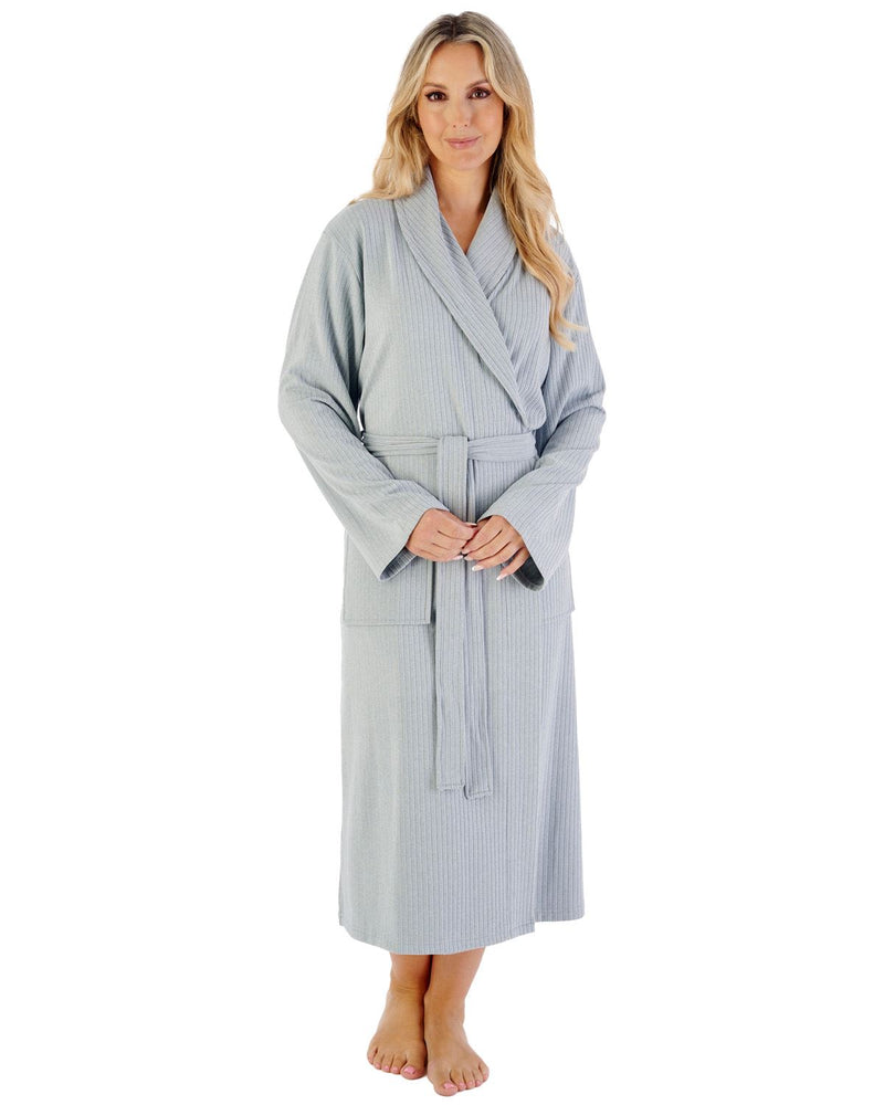 Slenderella Womens Rib Pattern 42" Shawl Collar Wrap
