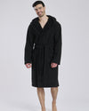 Loungeable Mens Fleece Lined Waffle Dressing Gown