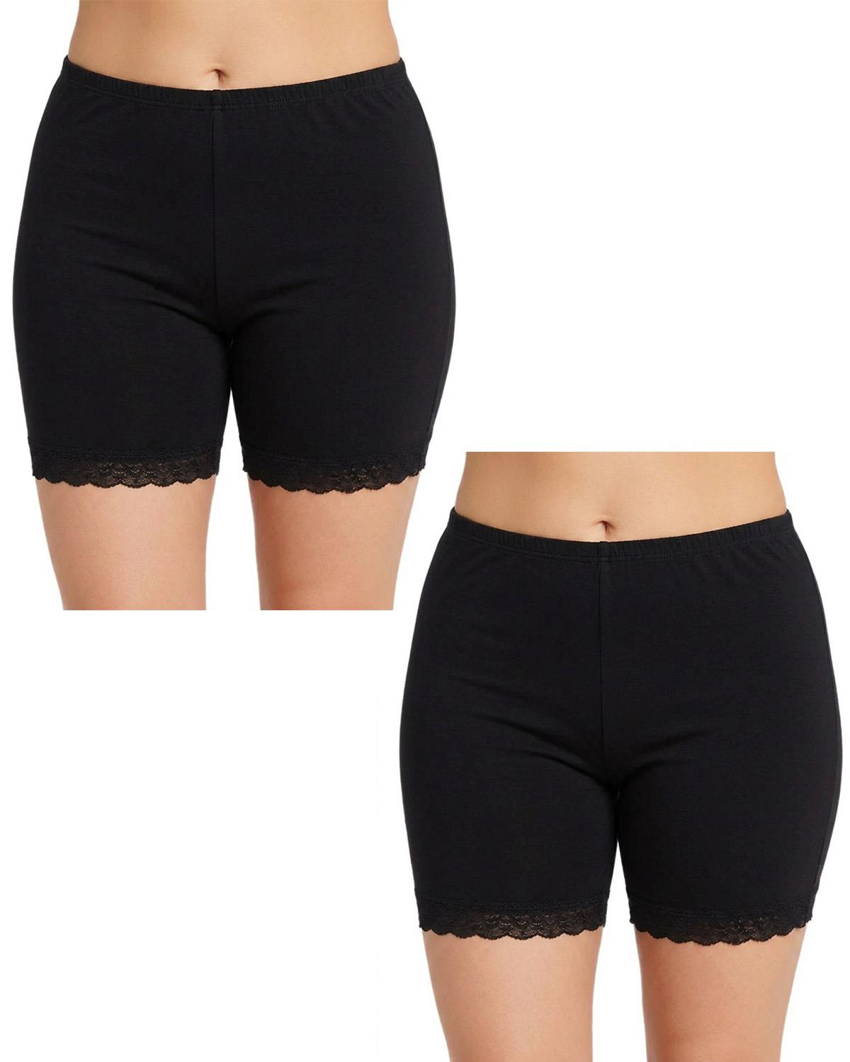Anucci Womens 2 Pack Anti-Chafing Shorts