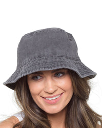 Adults Stonewash Bucket Hat