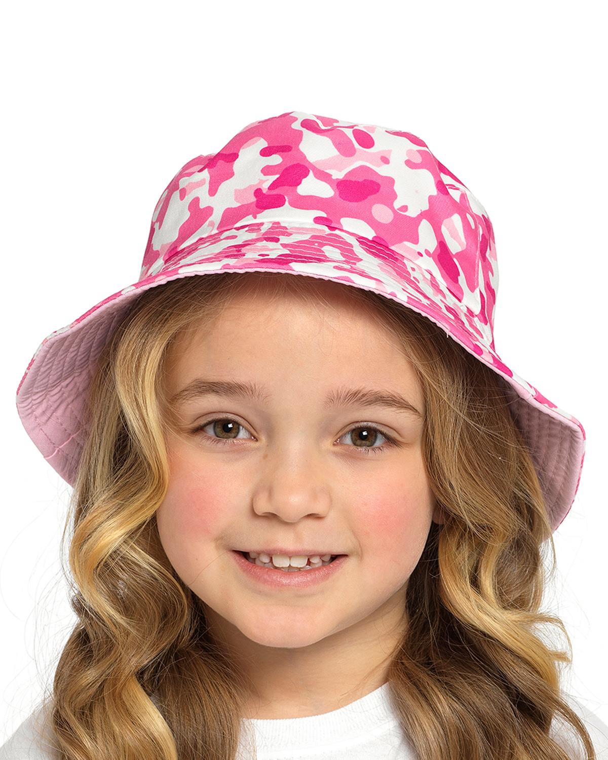 Kids Reversible Printed Bucket Hat