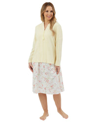 Marlon Women Waffle Zip Bed Jacket