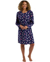 Indigo Sky Womens Cute Dog Cotton Nightshirt