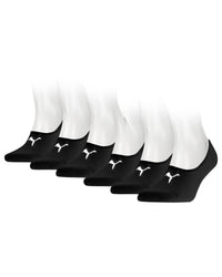 Puma Unisex 6 Pack Footie No-Show Socks