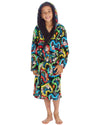 Huggable Kids Hooded Fleece Gaming Dressing Gown