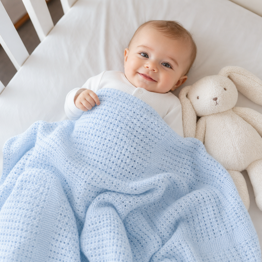 Babytown Cotton Cellular Blanket