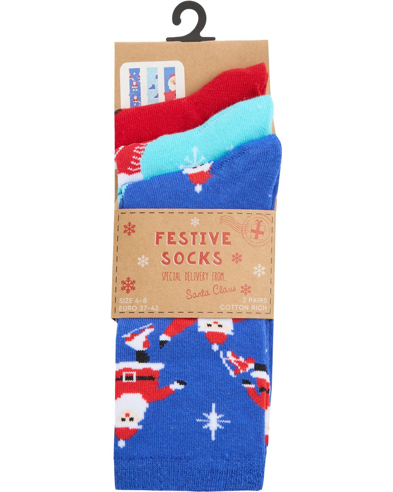 6 Pack Family Christmas Socks