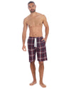 Cargo Bay Mens Check Lounge Shorts