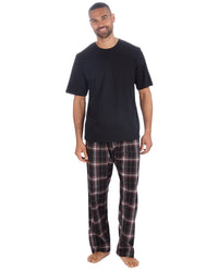 Cargo Bay Mens Short Sleeve Check Pyjamas