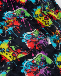 Huggable Kids Gamer Print Oversized Hoodie
