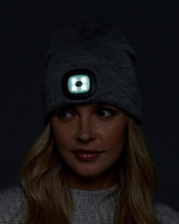 Storm Ridge Rechargeable Beanie LED Light Hat