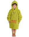 Grinch Matching Family Oversized Fleece Hoodie