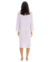 Womens Long Sleeve Woven Poplin Nightie