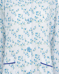 La Marquise Womens 'Moonlit Tulip' Mock Quilt Button Robe