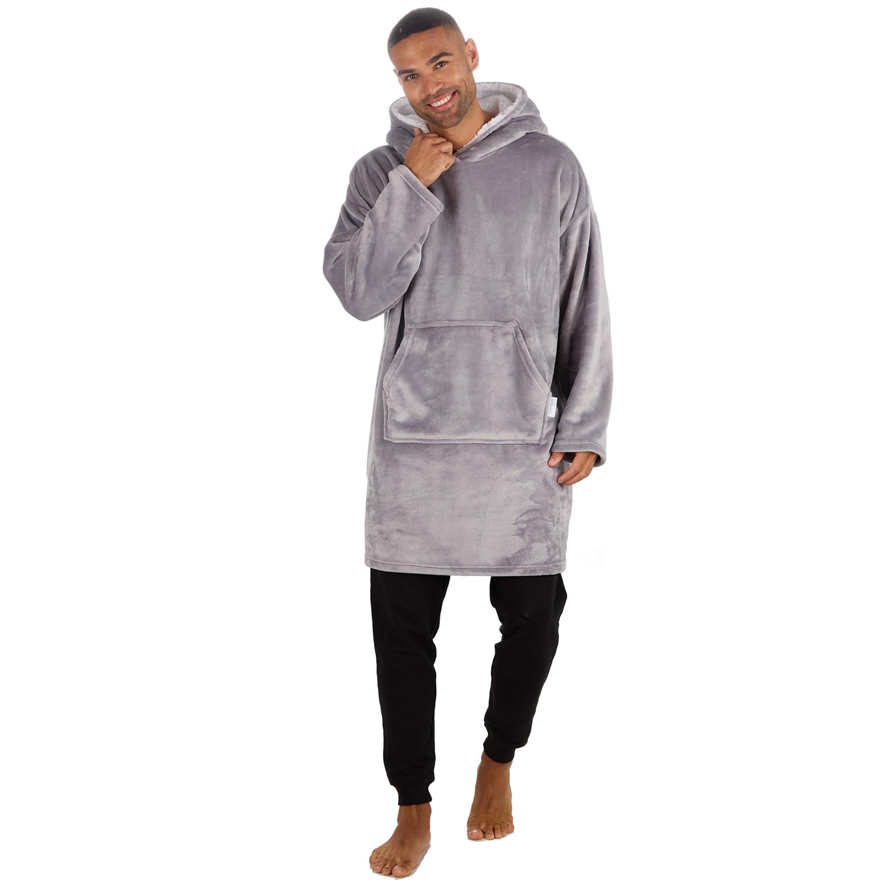 Huggable Adults Plush Fleece Oversized Snuggle Hoodie