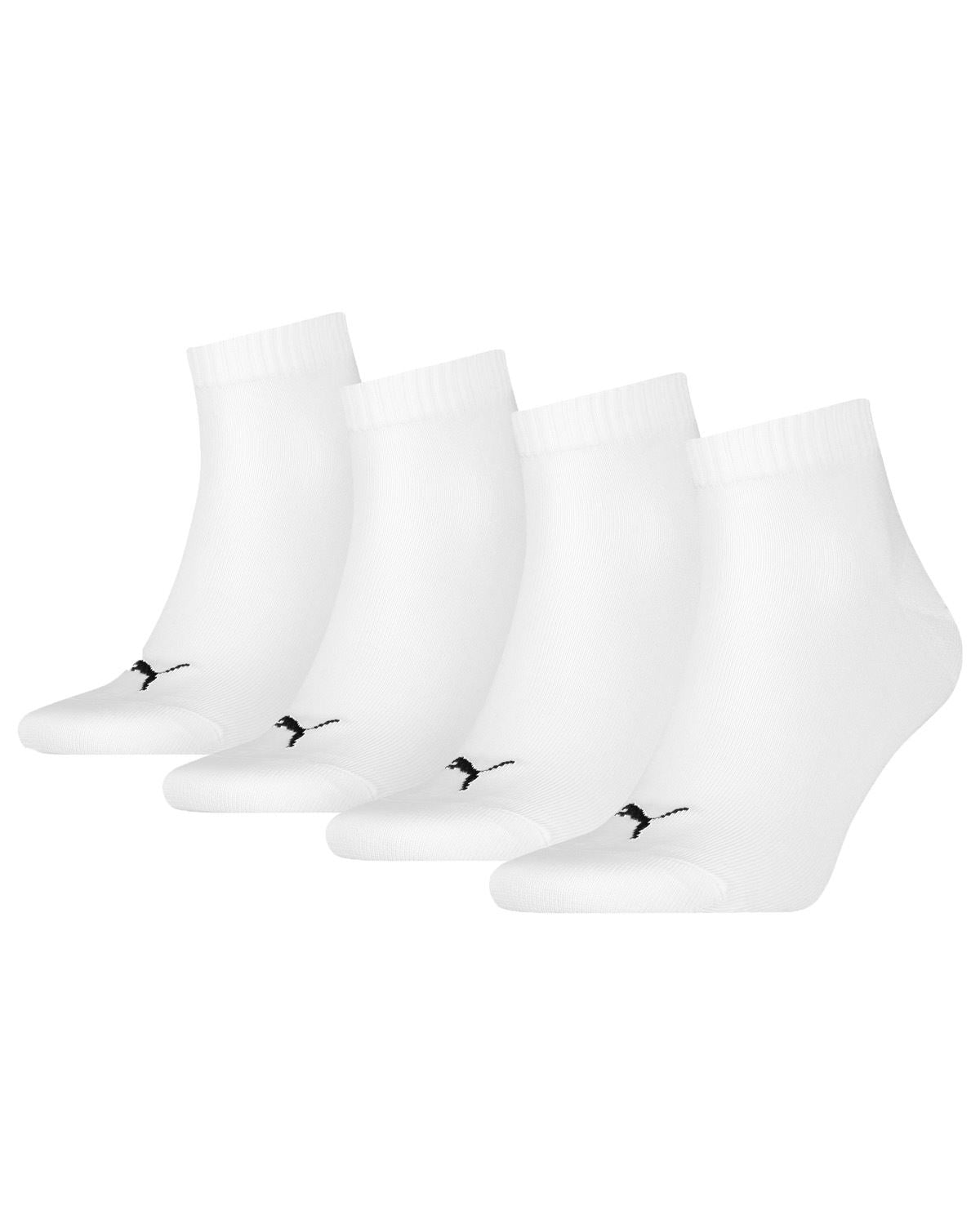Puma Unisex 4 Pack Quarter Socks