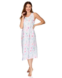 La Marquise Womens 'Watercolours' Sleeveless Nightie