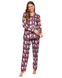 La Marquise Womens 'Cosy Wonders' Button Pyjamas