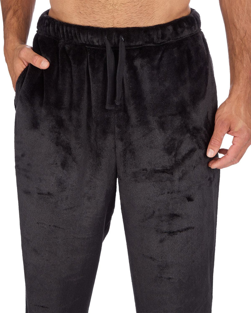 Cargo Bay Mens Polished Fleece Plain Pyjama Set