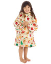 Huggable Unisex Christmas Print Oversized Hoodie