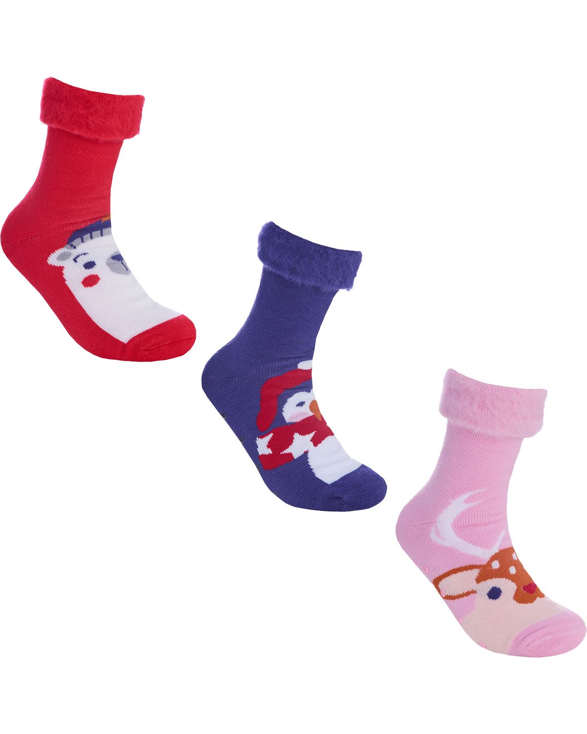 Forever Dreaming Womens 3 Pairs Cosy Bed Socks