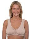 Gemm Womens Cotton Front Fastening Mastectomy Bra