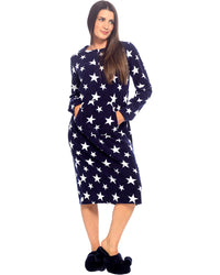 Wolfe and Harte Womens Polar Fleece Nightdress
