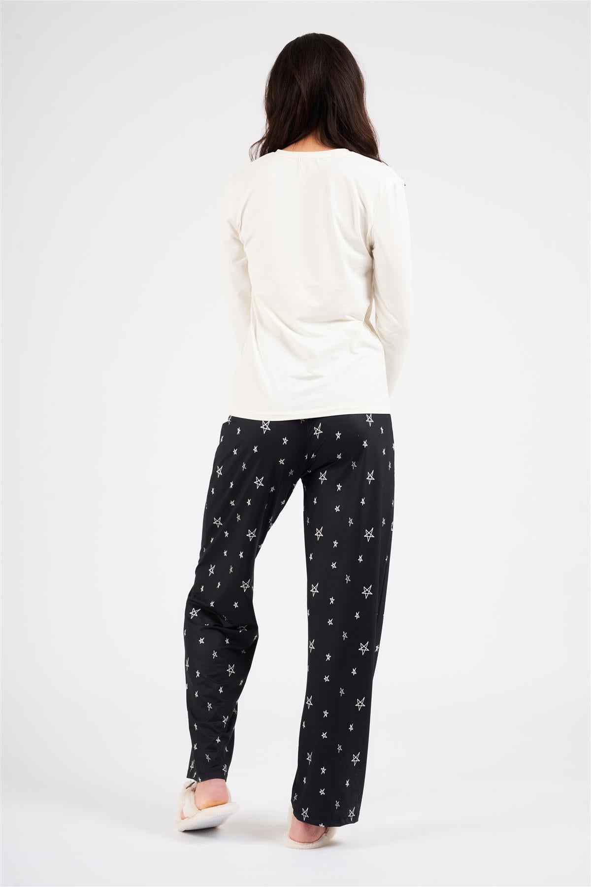 Loungeable Womens Star Long Pyjamas