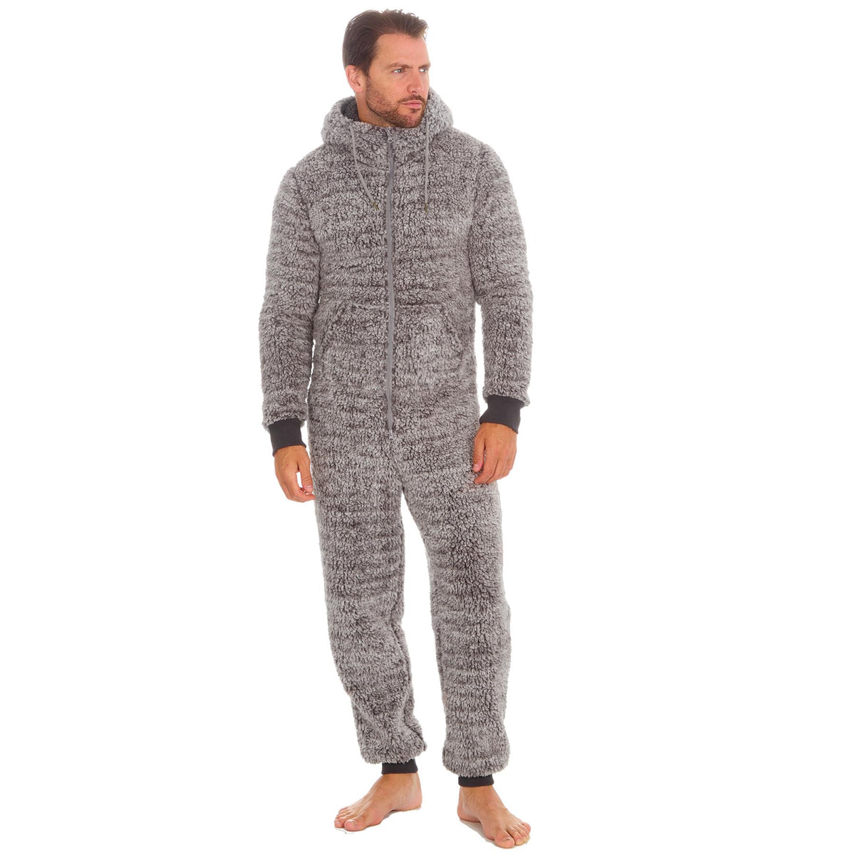 Slumber Hut Mens Sherpa Fleece Onesie