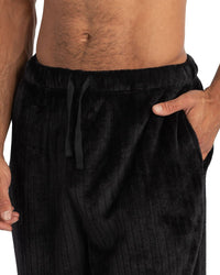 Cargo Bay Mens Ribbed Stripe Fleece Lounge Set