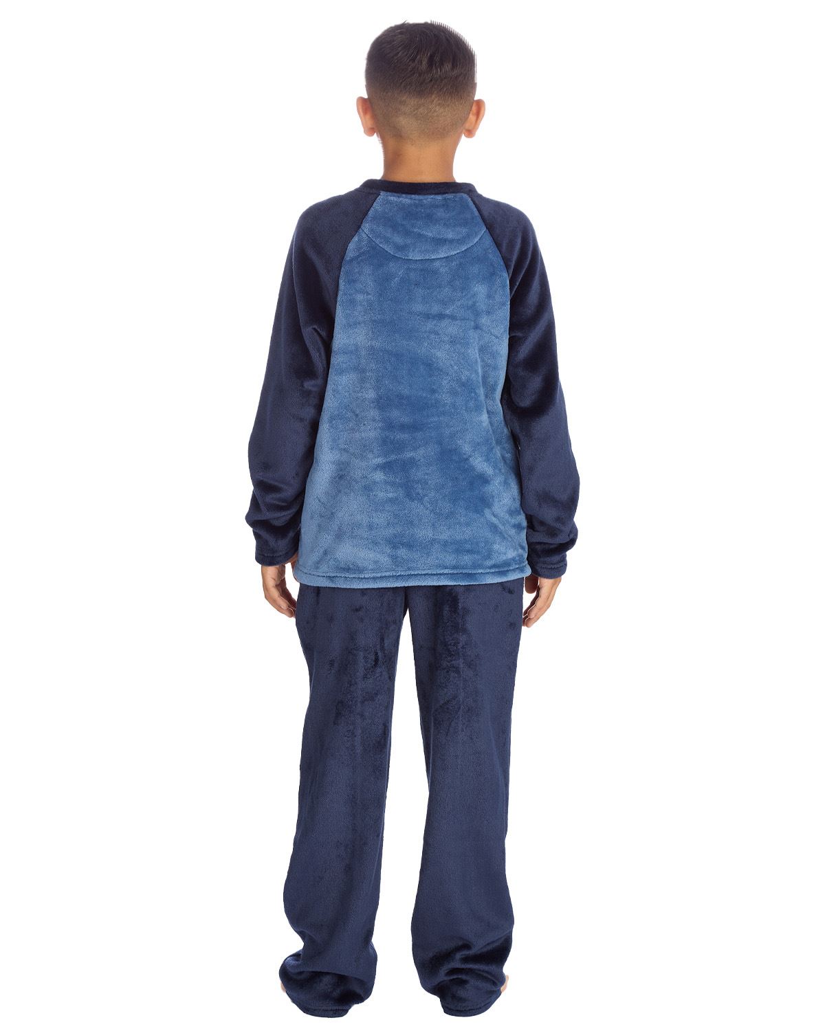 Cargo Bay Boys Polished Fleece Plain Pyjamas