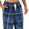 Cargo Bay Mens Polished Fleece Check Pyjamas