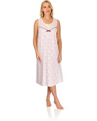 La Marquise Womens 'Velvet Rose' Sleeveless Nightie