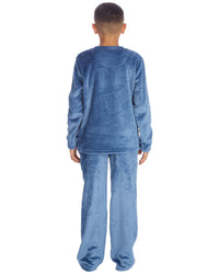 Cargo Bay Boys Polished Fleece Plain Pyjamas