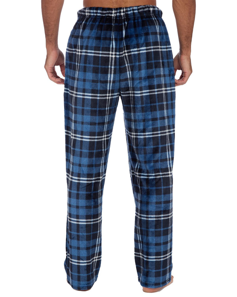 Cargo Bay Mens Polished Fleece Check Lounge Pants