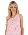Slenderella Womens 40" Ditsy Floral Jersey Nightdress