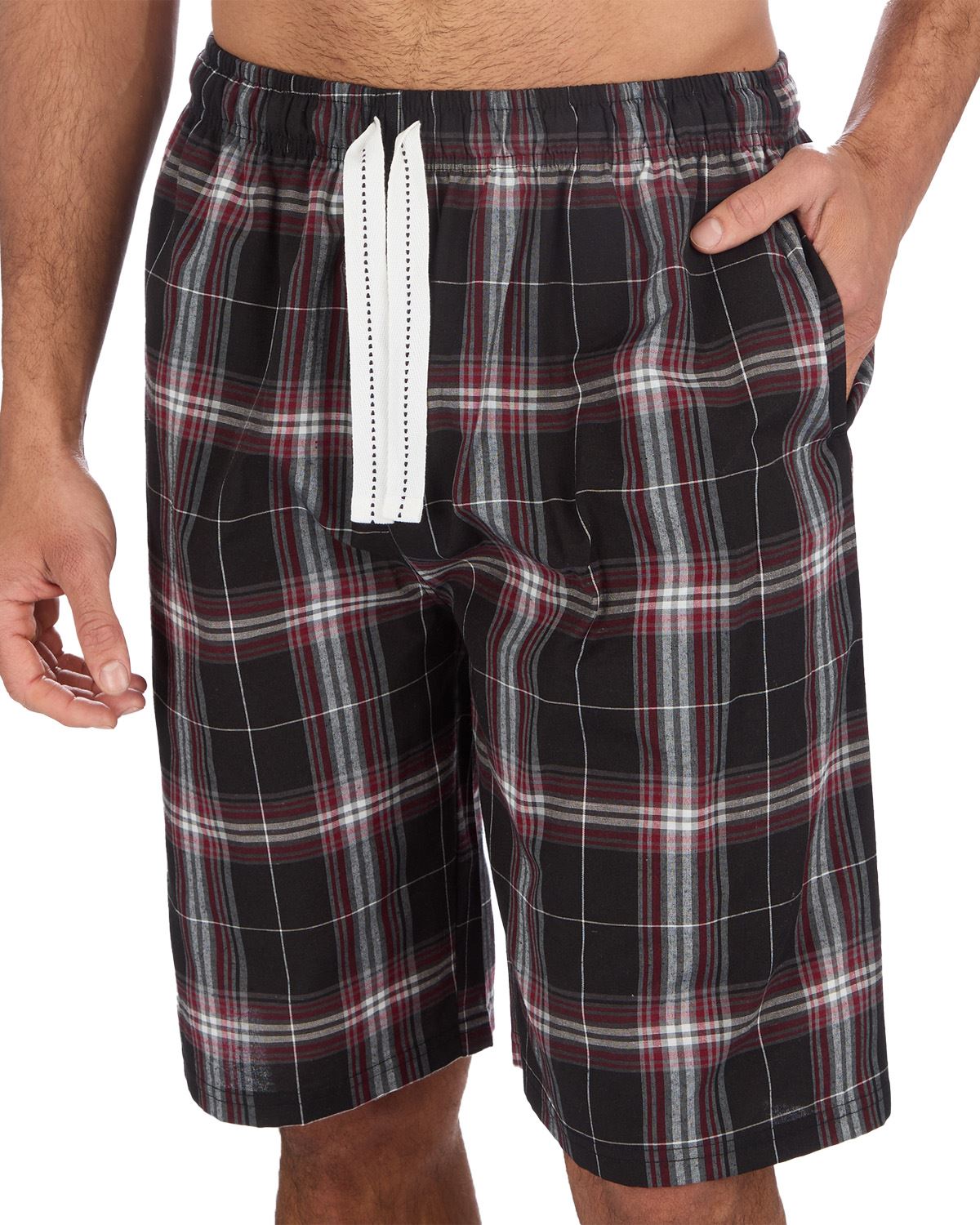 Cargo Bay Mens Check Lounge Shorts
