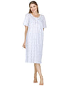La Marquise Womens 'Rose Print' Short Sleeve Nightie