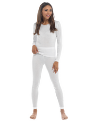 Heatguard Womens Pointelle Thermals - 2 Pack