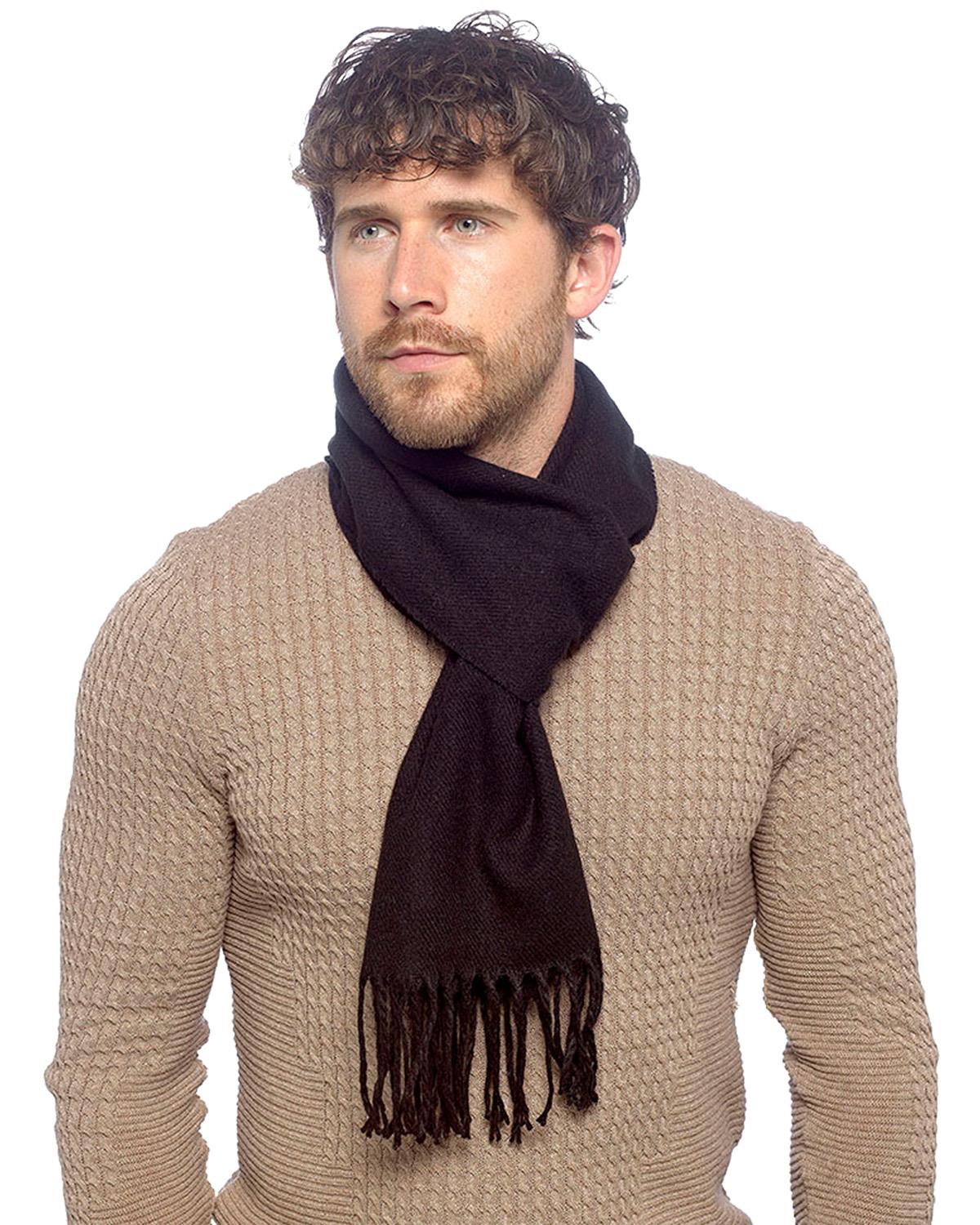 Tom Franks Mens Tassel Scarf