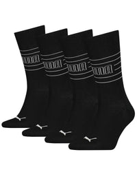 Puma Unisex 4 Pack Crew Sports Socks