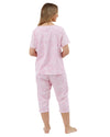 Marlon Womens Floral Jersey Cropped Pyjamas