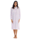 Womens Long Sleeve Woven Poplin Nightie