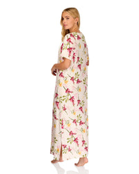 La Marquise Womens 'Berry & Blue' 43" & 50" Short Sleeve Nightie