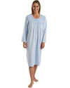 Marlon Womens Delicate Floral Fleece 45" Nightdress