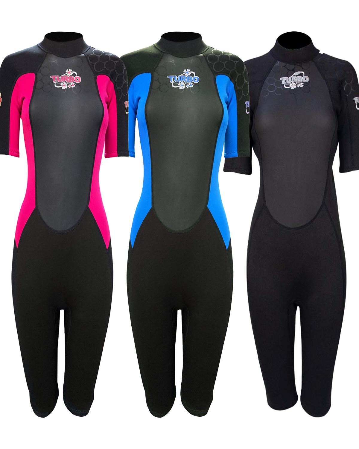 TWF Womens 2.5mm Turbo Shortie Wetsuit